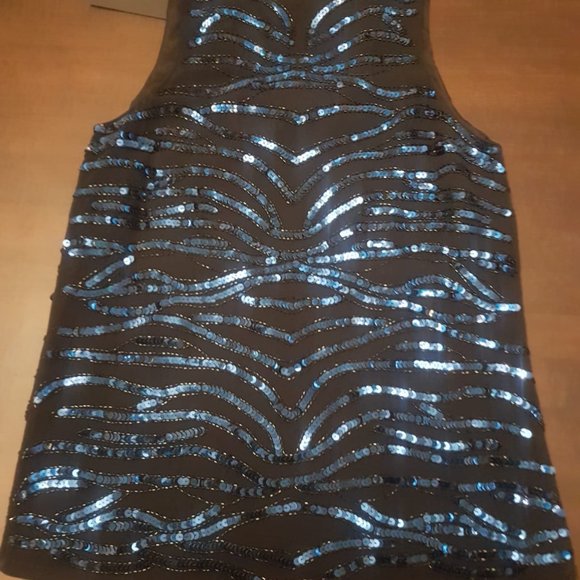 Sequin Tiger Tank Top - Picture 2 of 5